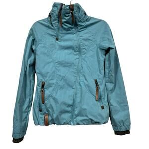 Naketano Women’s Teal Winter Jacket / Size-XSmall